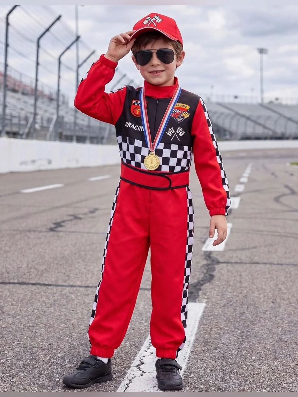 Kids Race Car Driver Costume  - 9-10 yrs